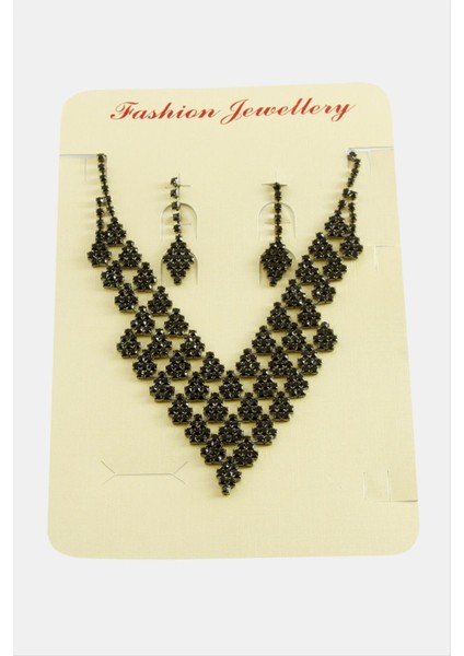 Zikzak Lüks Suyolu Set Kolye