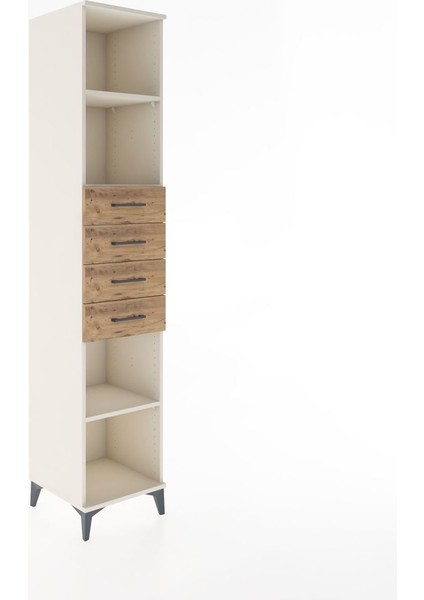 Hyperion Dolap 3 Raflı 4 Çekmeceli 44X44X221 Aytaşı-Çam fiyatları