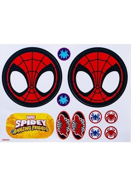 Spıderman Kablolu Kulaklık Çocuk Kulaklığı Lisanslı Hediye Stıckerlı MV-6513-SAF modelleri