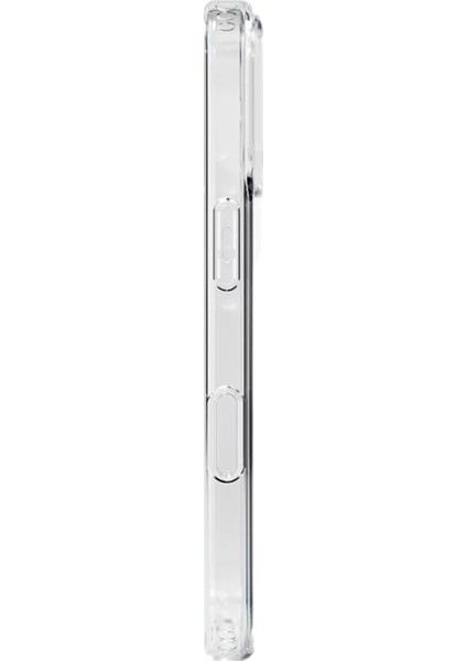 Apple iPhone 17 ile Uyumlu Kapak Magsafe Kablosuz Şarj Destekli Şeffaf Silikon Kılıf