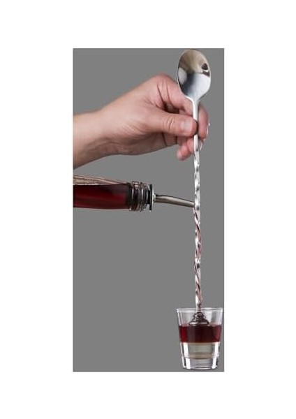 Vin Bar ve Kokteyl Kaşığı, Bar Kaşığı, Gümüş, 27,7 x 3,4 x 2 cm modelleri