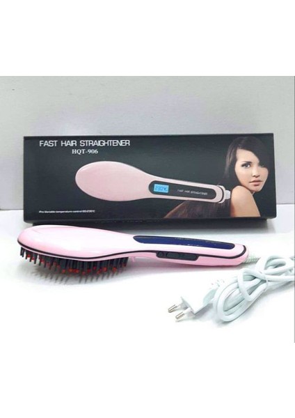Fast Haır Straıghtener HQT-906 Derece Göstergeli Saç Düzleştiri (4172)