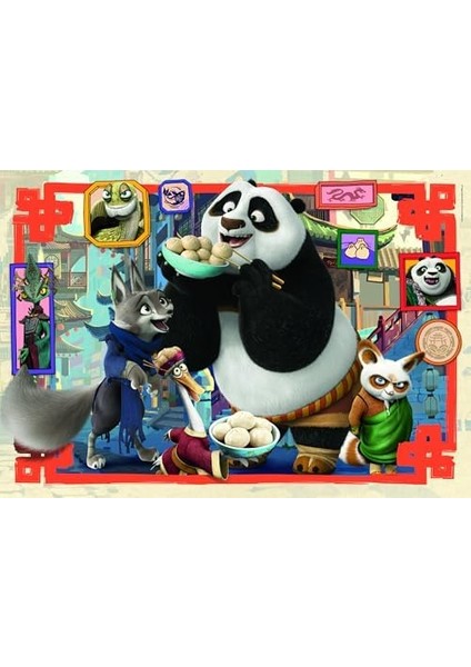 24 Maxi Parça Puzzle Kung Fu Panda modelleri