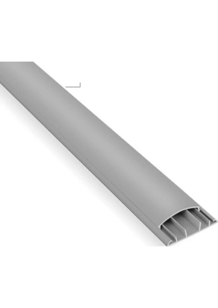 Balık Sırtı Kablo Kanalı 60X15 Gri 2 Metre