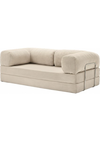 90X180 Kanepe - Fitilli Kadife Yıkanır Silinir Pratik Yer Yatağı 50 Dns Bondex 90X180CM Bej Renk modelleri