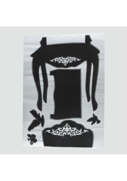 3 Boyutlu Yapıştırmalı Duvar Süsü