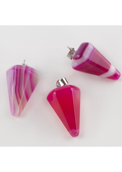 Akik Pandül Doğaltaş Kolye Ucu