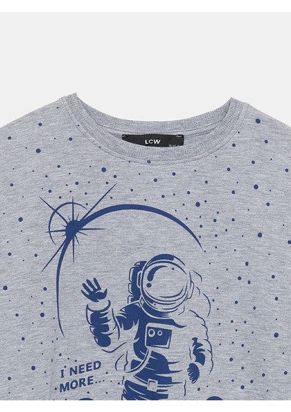 Yeni Sezon Bisiklet Yaka Baskılı Erkek Çocuk Sweatshirt modelleri