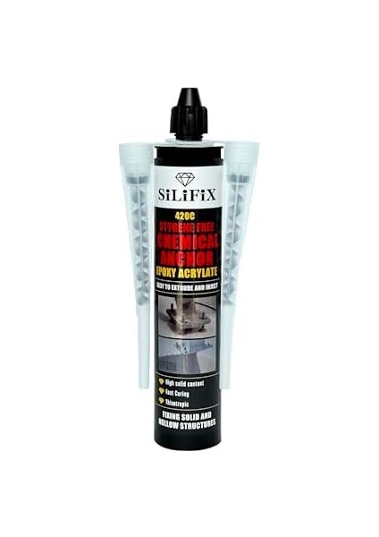 Dübel Epoksi (Polyester Değil) Ağır Dayanıklı (Silikon Tabancası Uyumlu) fiyatları