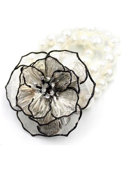 Inci Çiçek Bileklik - Gümüş