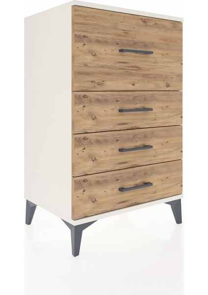 Hyperion Komodin 4 Çekmeceli 60X44X96 Aytaşı-Çam fiyatları