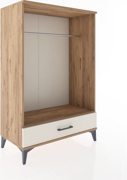 Hyperion Dolap Tek Raflı Tek Çekmeceli Tek Askılı 88X44X134 Çam-Aytaşı fiyatları