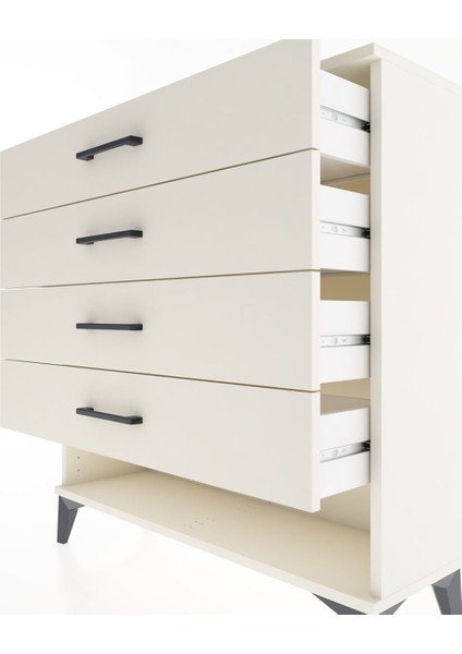 Arges Şifonyer 4 Çekmeceli 88X30X96 Aytaşı-Aytaşı indirimleri