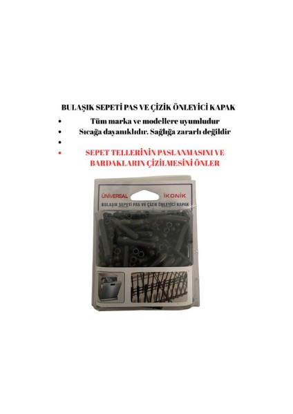 150 Adet Gri | Bulaşık Makinesi Sepet Ucu Kapak | Pas ve Küf Önleyici Çizilmeyi Engeller fiyatları