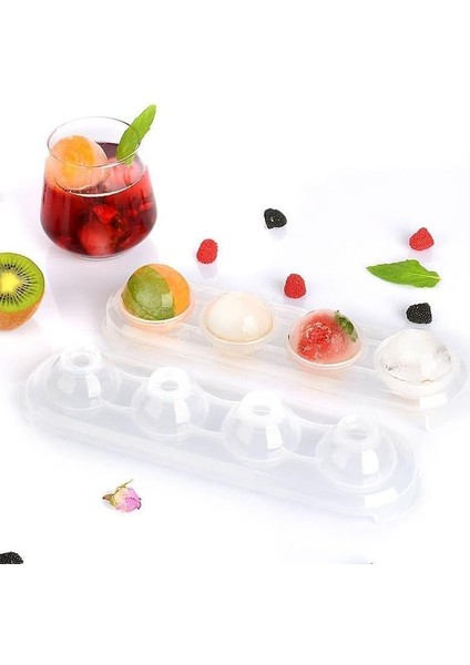 Silikon Buz Kalıpları (2 Li Set) Kapaklı Küre Buz Kalıbı ve Büyük Kare Buz Kalıbı & Bpa Içermez (Küre Buzluk Modeli Asortidir) fiyatları
