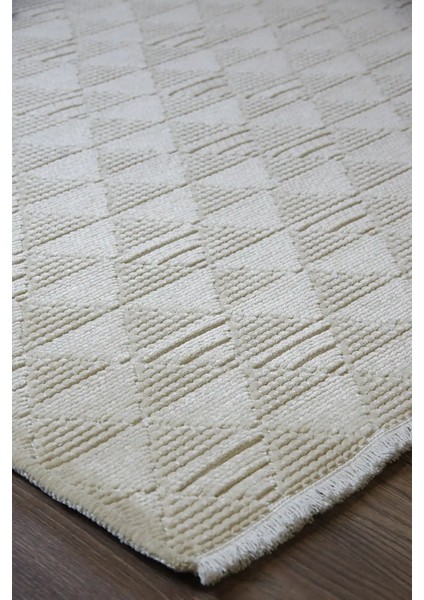 Jaen Modern Krem Yıkanabilir Polyester,pamuk Makine Halısı fiyatları