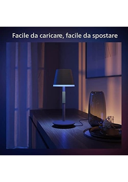 Hue Go Belle Taşınabilir Masa Lambası - Siyah fiyatları