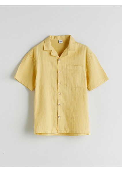 Yeni Sezon Basic Kısa Kollu Erkek Çocuk Gömlek