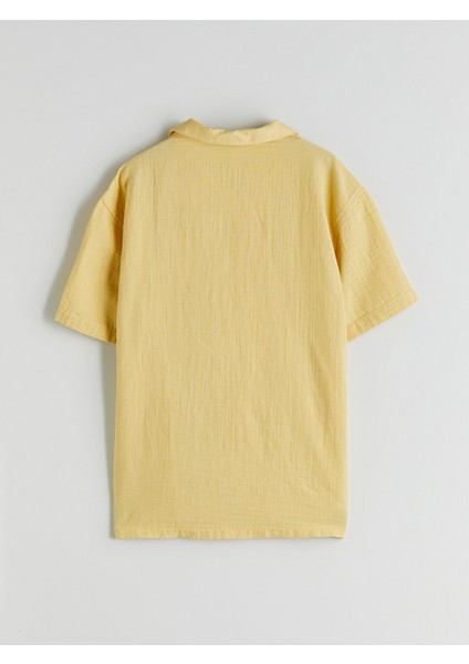 Yeni Sezon Basic Kısa Kollu Erkek Çocuk Gömlek modelleri