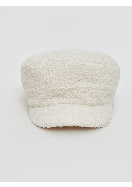 Yeni Sezon Kürklü Kadın Kep Şapka