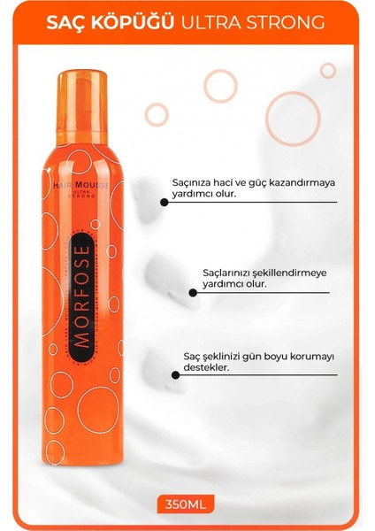 Ultra Strong Saç Köpük 350 ml - Ultra Güçlü Tutuş - Mrfs fiyatları