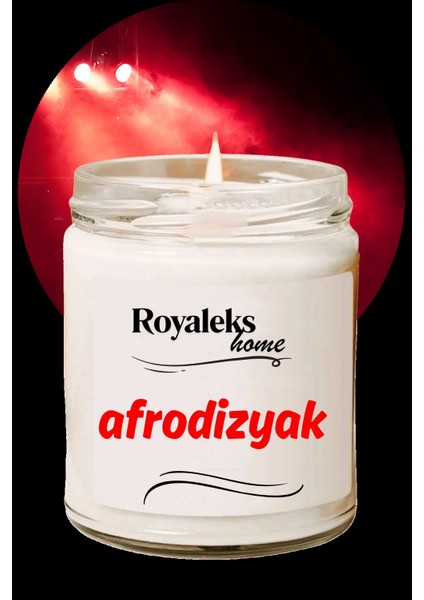 Doğal Özel Seri Kokulu Dekoratif Kavanoz Mum 210 cc - Afrodizyak - Ryl