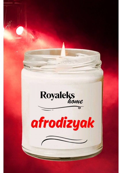 Doğal Özel Seri Kokulu Dekoratif Kavanoz Mum 210 cc - Afrodizyak - Ryl modelleri