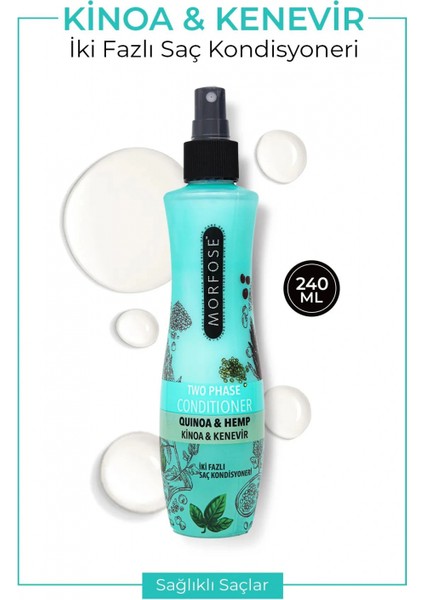 Çift Fazlı Kinoa & Kenevir Kondisyoner Fön Suyu 240 ml - Mrfs