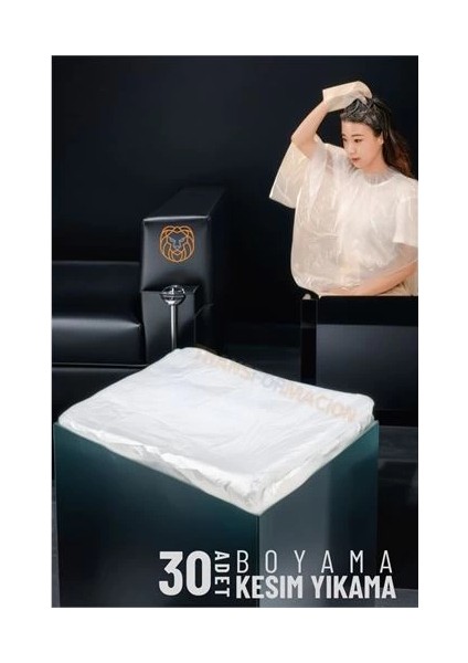 Bfs Saç Boyası Kesim Yıkama Önlüğü 30 Adet