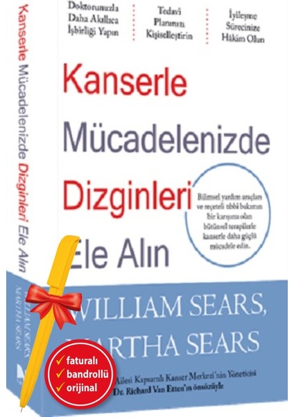 Alfa Kalem+ Kanserle Mücadelenizde Dizginleri Ele Alın (Williams Sears Martha Sears)Yeni Nepal Kitap