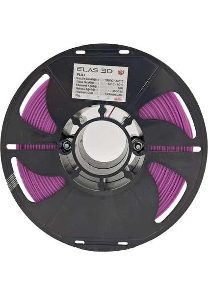 3D Pastel Mor Pla Pro 1kg Filament
