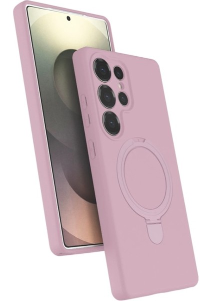 Samsung Galaxy S25 Ultra Regal Magsafe Standlı Kapak - Açık Pembe fiyatları