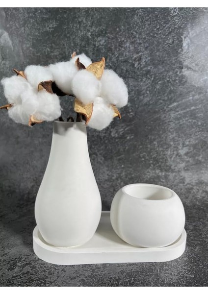 Sanat Seti (Tepsi Oval Mumluk)