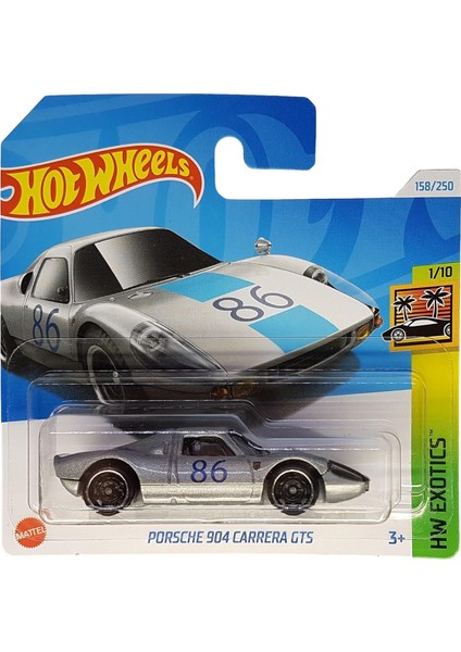 - 904 Carrera Gts - Hw Exotics 1/10 - HRY73 - Kart - Gümüş Metalik - 2024-1:64