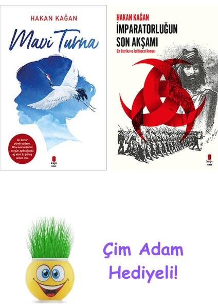 Hakan Kağan 2 Kitap Seti + Çim Adam Hediye