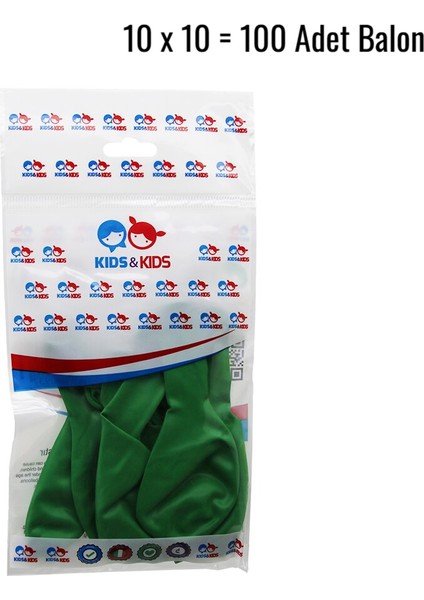 Koyu Yeşil 100PCS Balon G-90A (5067)