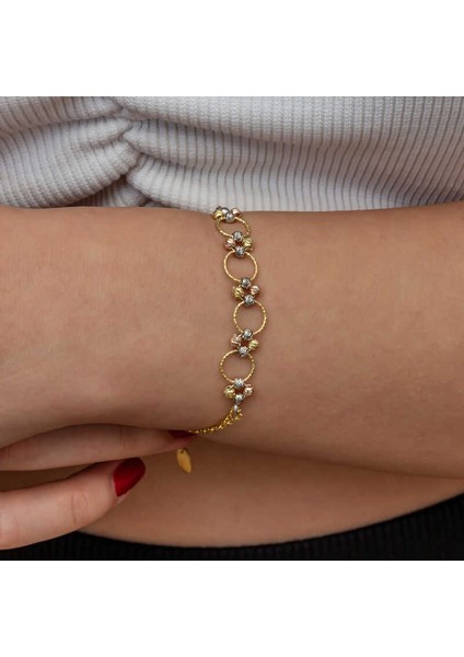 Gümüş Renkli Halka Dorika Kadın Bileklik fiyatları