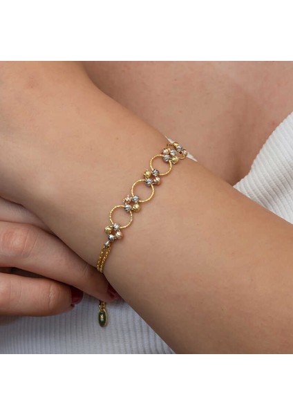 Gümüş Renkli Halka Dorika Kadın Bileklik fırsatları