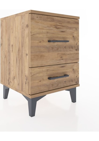 Hyperion Komodin 2 Çekmeceli 44X44X64 Çam-Çam fiyatları