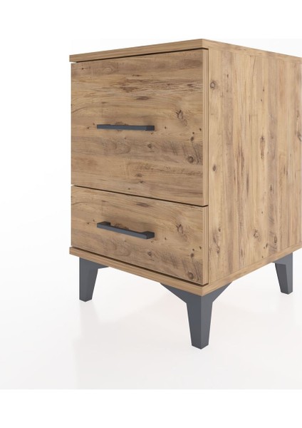 Hyperion Komodin 2 Çekmeceli 44X44X64 Çam-Çam modelleri