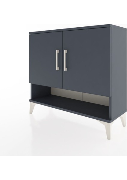 Arges Şifonyer 2 Raflı 2 Kapaklı 88X30X80 Antrasit-Antrasit modelleri