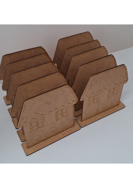 10 Adet Ev Aktivite Okul Kurs Etkinlik Anaokulu Kreş Ahşap Boyama Seti fırsatları