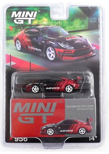 Bfs Mini Gt 1/64 Toyota GR86 Hks Type R Advan 2022 Tokyo Auto Salon - Blister Paket fiyatları