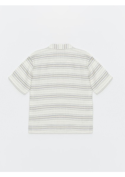 Yeni Sezon Rahat Kalıp Keten Karışımlı Erkek Çocuk Gömlek fiyatları