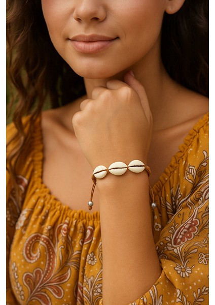 Doğal Deniz Kabuğu Bileklik