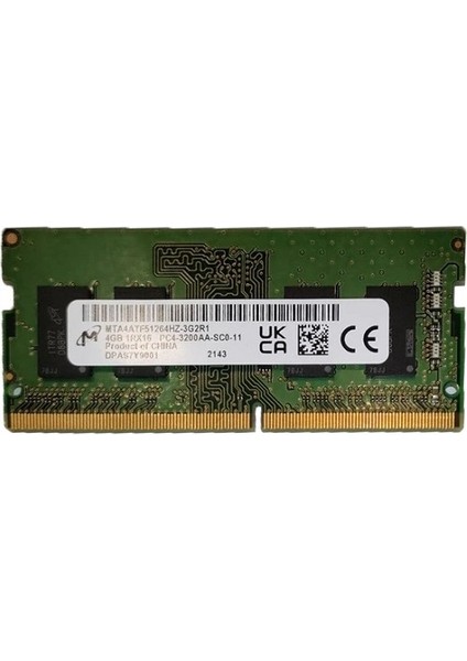 Hynıx 4gb Ddr4 3200MHZ 1RX16 CL11 Notebook Ram