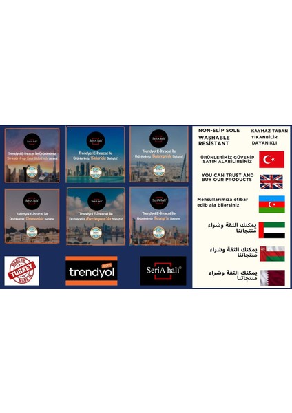 Kahverengi Peluş Post Çift Kafa, Yıkanabilir, Kaymaz Taban, Konforlu Halı Yolluk indirimleri