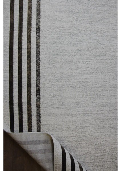 Puits Çerçeveli Krem Polyester Makine Halısı fırsatları