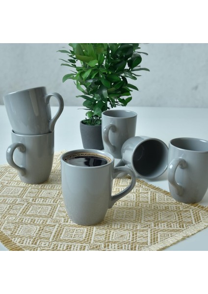 Gri Alfa Kupa 11 cm 6 Adet 638