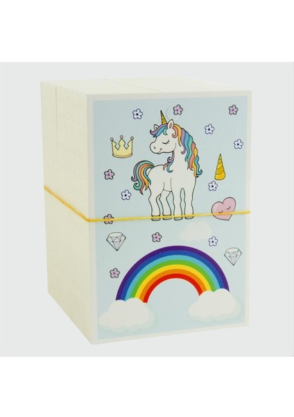 3'lü Unicorn Bileklik Kartı